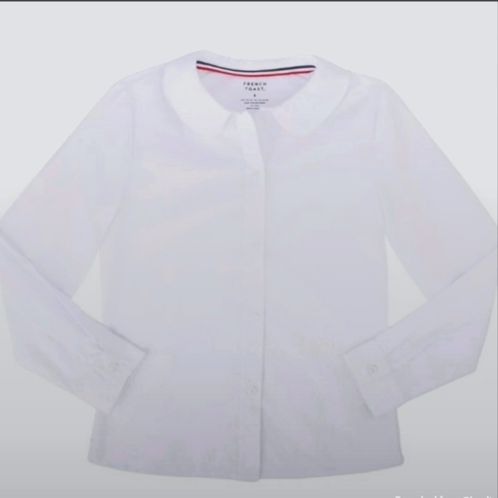 French toast uniform poplin blouse